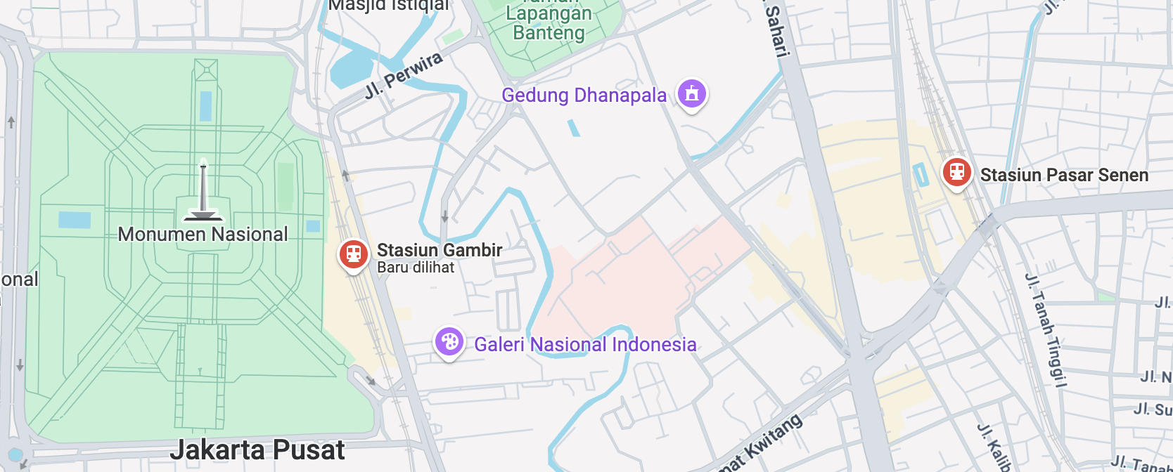 jakarta map